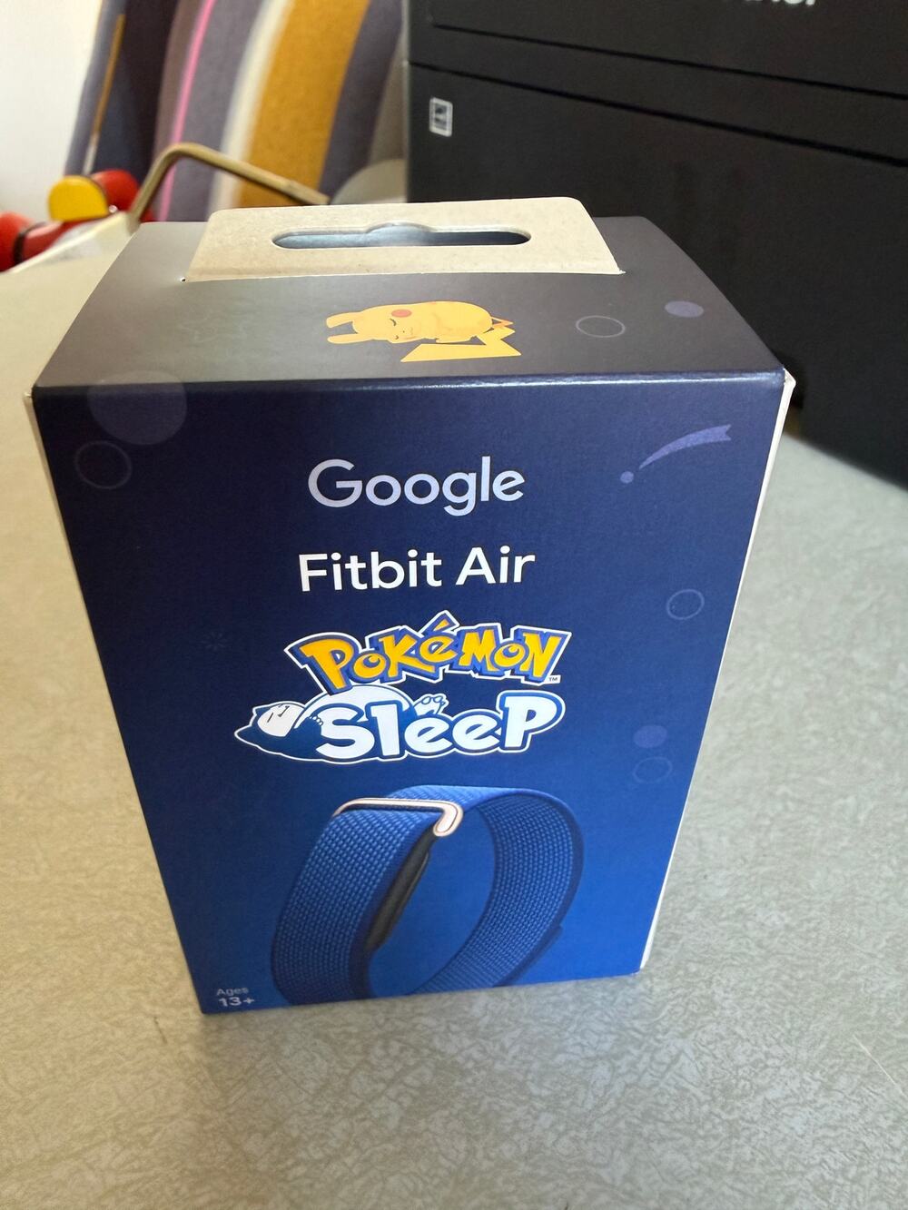 Google Fitbit Air Limited Edition Pokémon Sleep Sleepy Blue + promo bag NEW